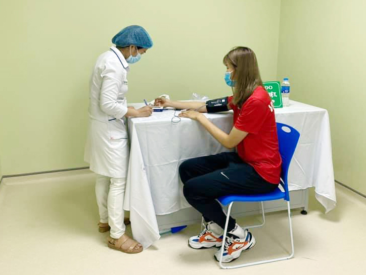 20 vận động viên Việt Nam đầu tiên được tiêm vaccine Covid-19